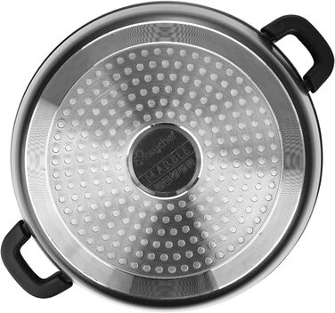 Набір посуду CosyChef Leia 28 см - Набір з 2 предметів посуду зі скляною кришкою та антипригарним покриттям - Підходить для всіх типів плит, включаючи індукційні - Без ПФОК