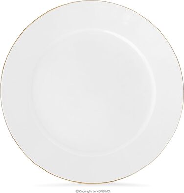 Набор из 6 обеденных тарелок Ø27 см  Konsimo