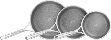 Набор из 3 сковород 20, 24 и 28 см с антипригарным покрытием в форме сот Peak Zwilling