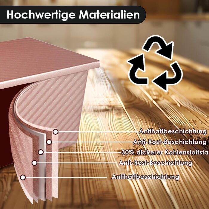 Форма для випікання хліба з кришкою, 21 x 11 x 11,5 см рожевий Aohcae