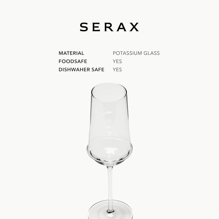 Елегантні келихи для шампанського 4 шт 400 мл Serax