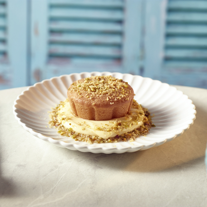 Тарелка 20 см, Incise Porcelain Scalloped, GenWare