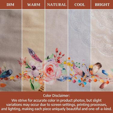 Бавовняні килимки, набір з 4 шт. , декоративні килимки, пасхальні килимки, що миються, для свят, вечерь, весни, літа (33 см x 48 см) (024 - Ібіца - бежевий), 39Hermine, 100