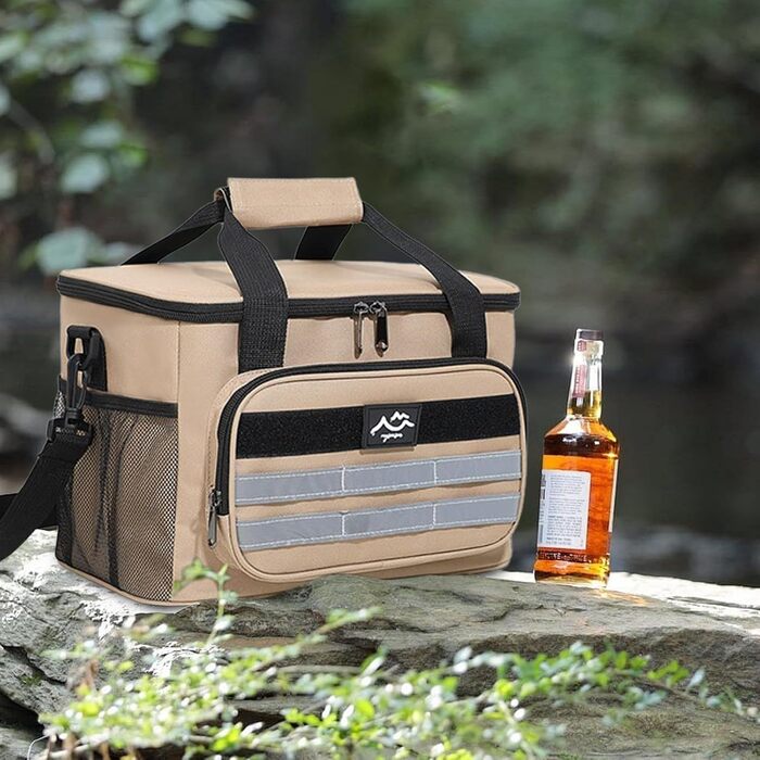 Ізольована сумка для їжі Міцна, об&39ємна, водонепроникна модель для походів, кемпінгу та роботи, кольору хакі