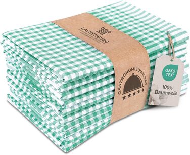 Набор полотенец из 10 предметов 45 x 65 см, зеленый LAYNENBURG