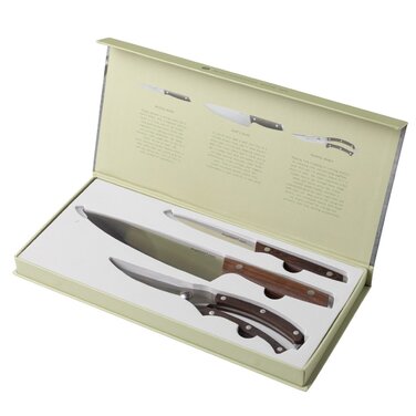 Набір ножів з деревяною ручкою, 3 предмета, Ron Berghoff