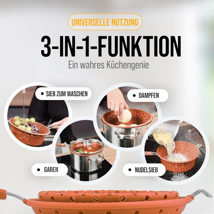 Складаний друшляк 3-в-1HOME SUPPLY