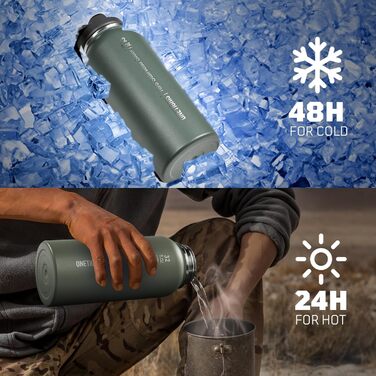 Фляга из нержавеющей стали 900 мл оливково-зеленый OneTigris