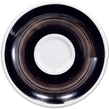 34433 Блюдце jumbo 18 см Black для серій 'Verona/Torino/Roma Millecolori Hand Painted'