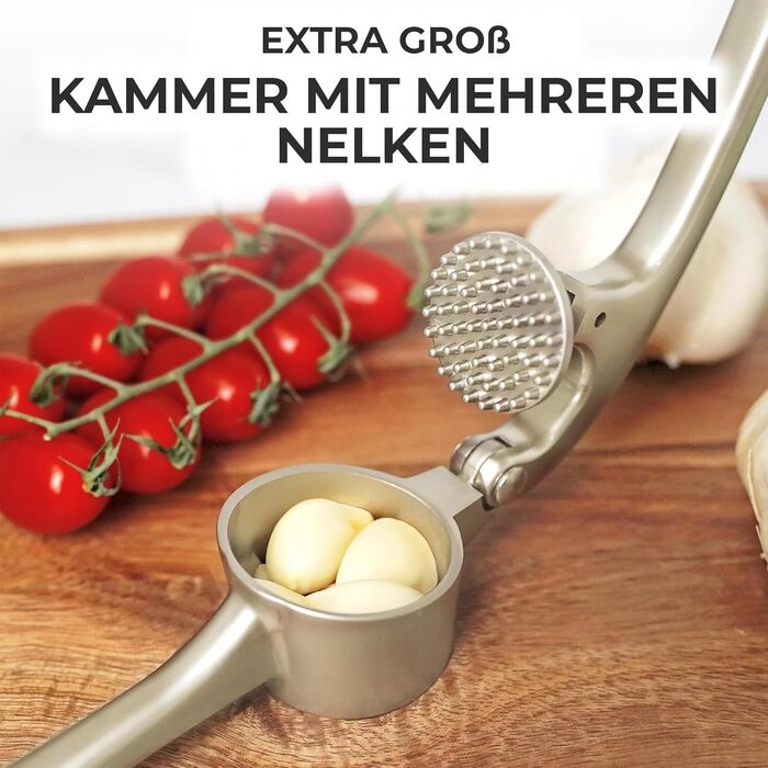 Кухонный пресс для чеснока с мягкой ручкой Zulay Kitchen