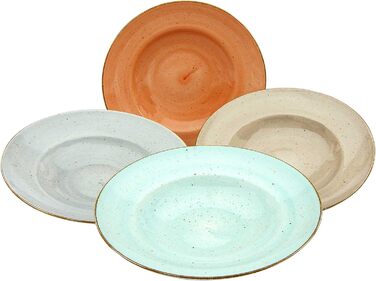 Набор из 4 тарелок для пасты 27 см, разноцветный Vintage Nature Creatable